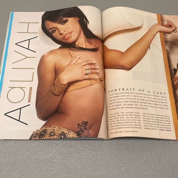 NSYNC VTG Teen People Magazine Nov 2001 Britney Aaliyah J Lo Usher Jay-Z Y2K - Picture 6 of 12